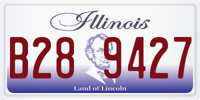 IL license plate B289427