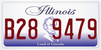 IL license plate B289479