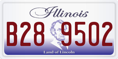 IL license plate B289502