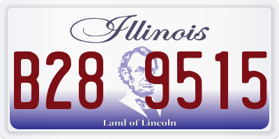 IL license plate B289515
