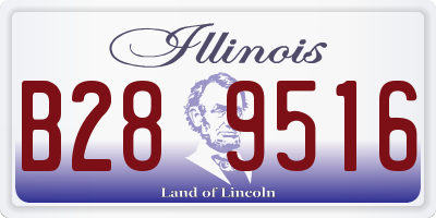 IL license plate B289516