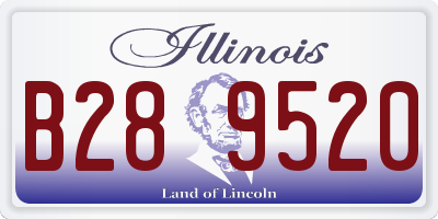 IL license plate B289520