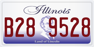 IL license plate B289528