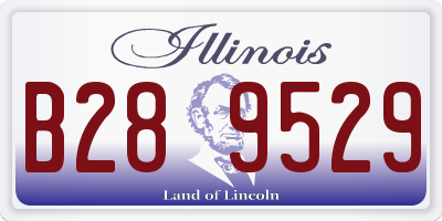 IL license plate B289529