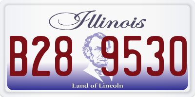 IL license plate B289530