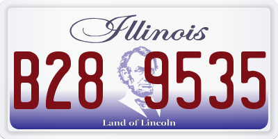 IL license plate B289535