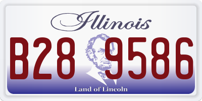IL license plate B289586