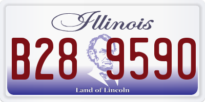 IL license plate B289590