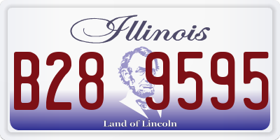 IL license plate B289595