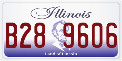 IL license plate B289606