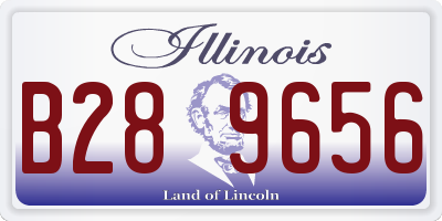 IL license plate B289656