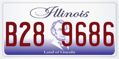 IL license plate B289686