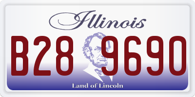 IL license plate B289690