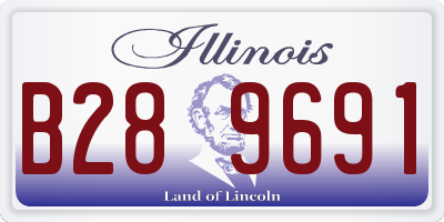 IL license plate B289691
