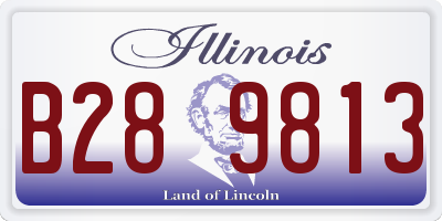 IL license plate B289813