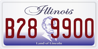 IL license plate B289900