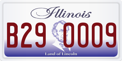 IL license plate B290009