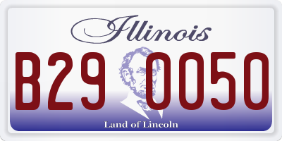 IL license plate B290050