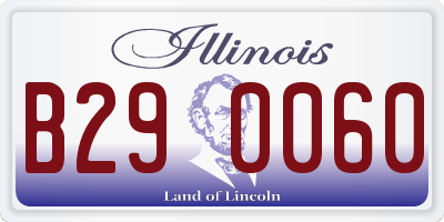 IL license plate B290060