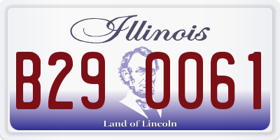 IL license plate B290061