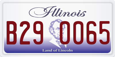IL license plate B290065