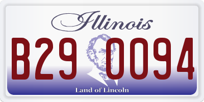 IL license plate B290094