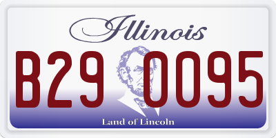 IL license plate B290095