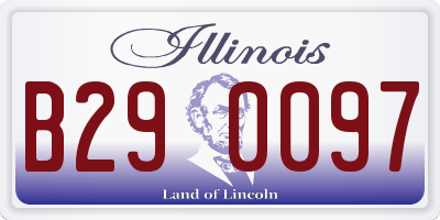 IL license plate B290097