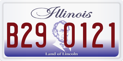 IL license plate B290121