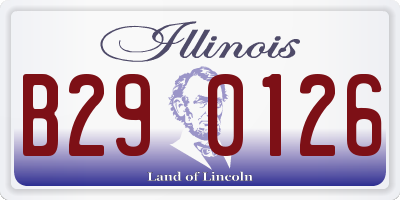 IL license plate B290126