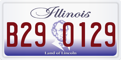 IL license plate B290129