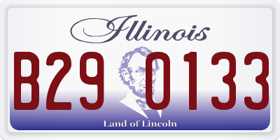 IL license plate B290133