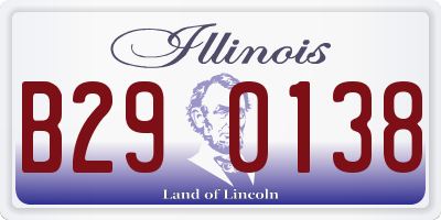 IL license plate B290138