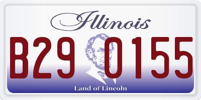IL license plate B290155