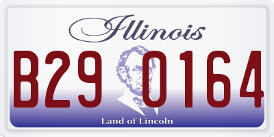 IL license plate B290164