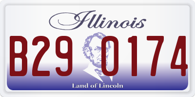 IL license plate B290174
