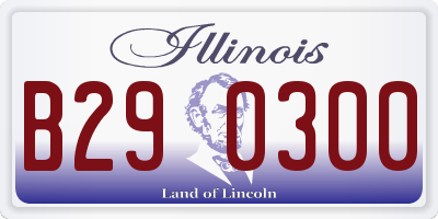 IL license plate B290300