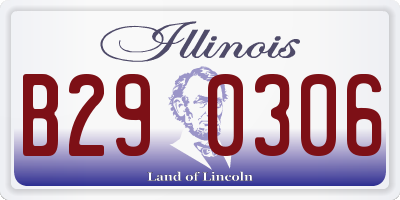 IL license plate B290306