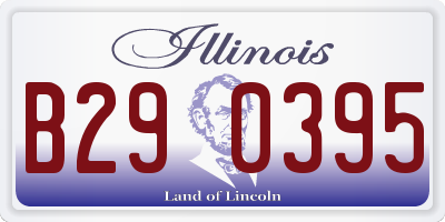 IL license plate B290395