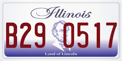 IL license plate B290517
