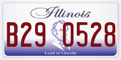 IL license plate B290528