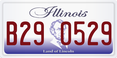 IL license plate B290529