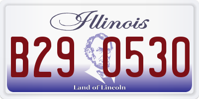 IL license plate B290530