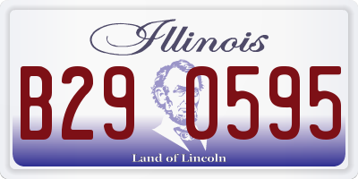 IL license plate B290595