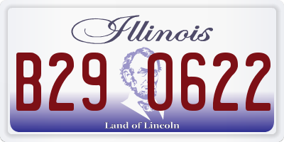 IL license plate B290622