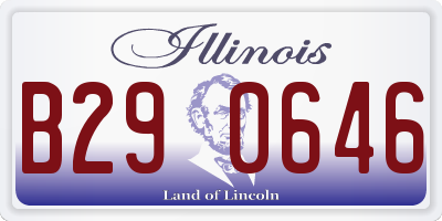 IL license plate B290646