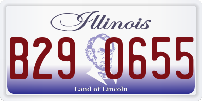 IL license plate B290655