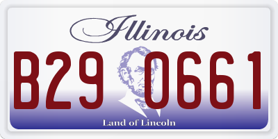 IL license plate B290661