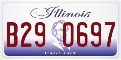 IL license plate B290697