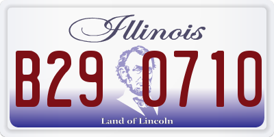 IL license plate B290710